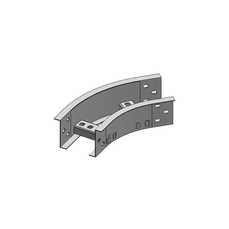 Curva Horizontal Fibra de Vidrio